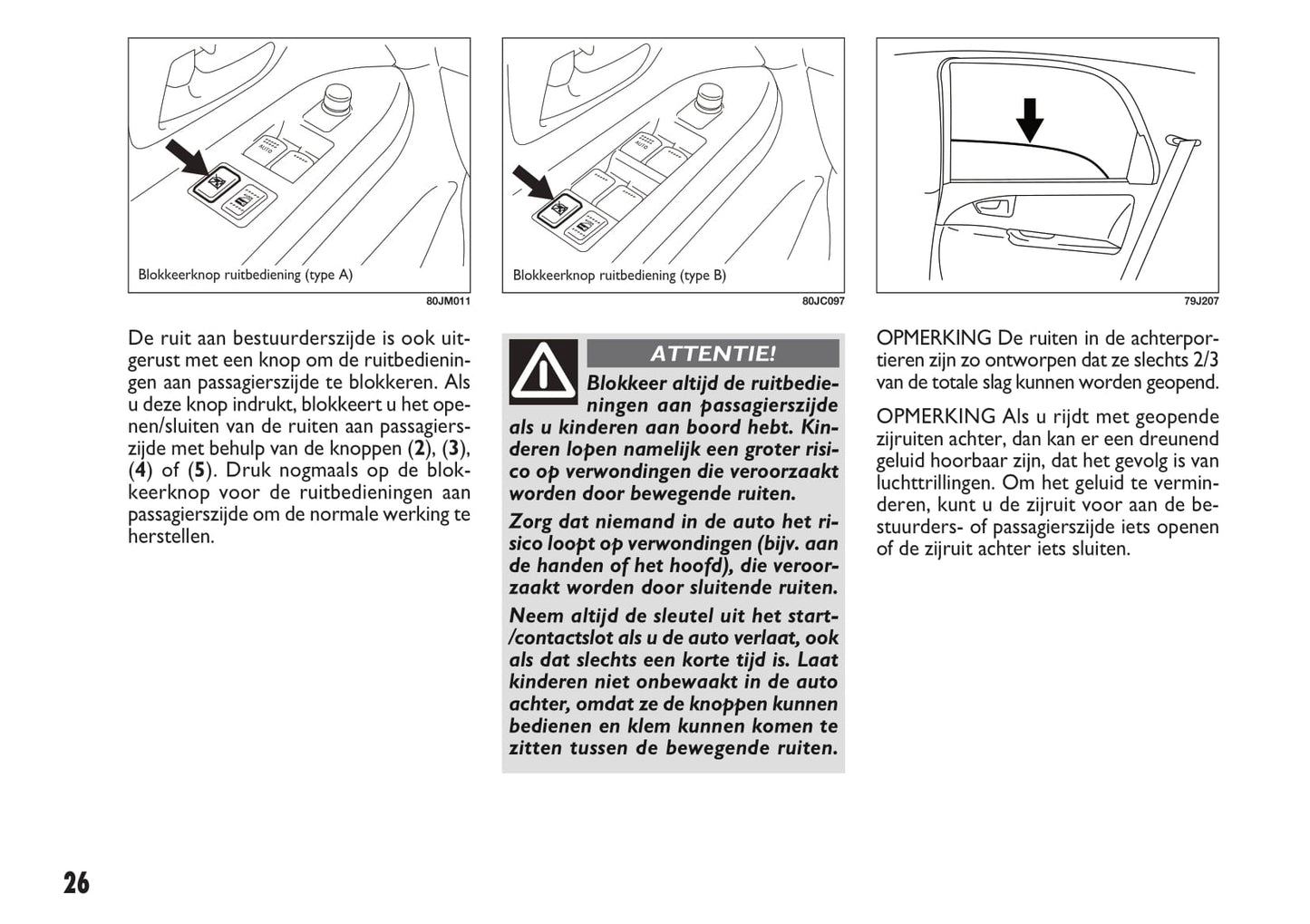 2010-2011 Fiat Sedici Owner's Manual | Dutch