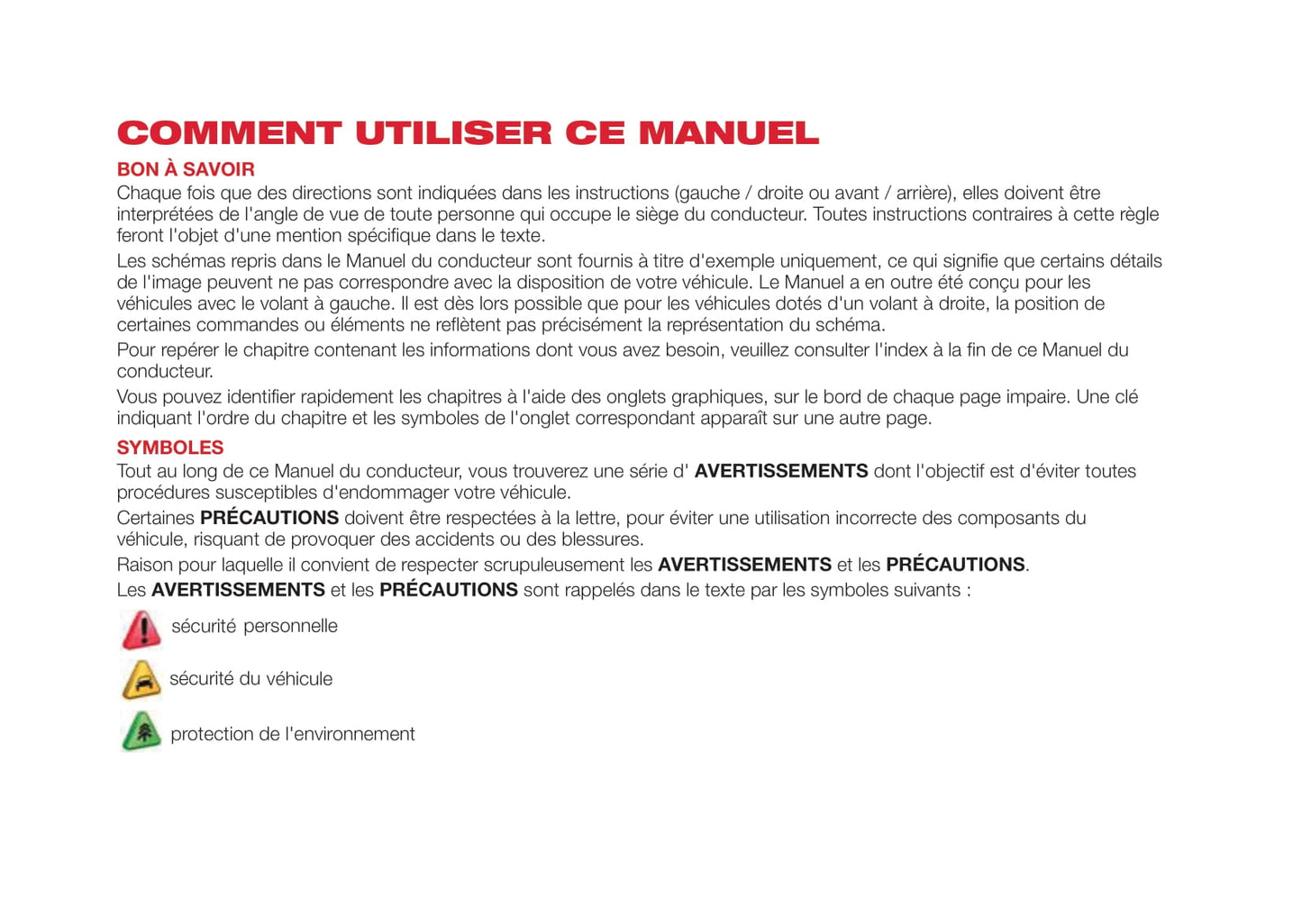 2016-2019 Abarth 124 Spider Owner's Manual | French