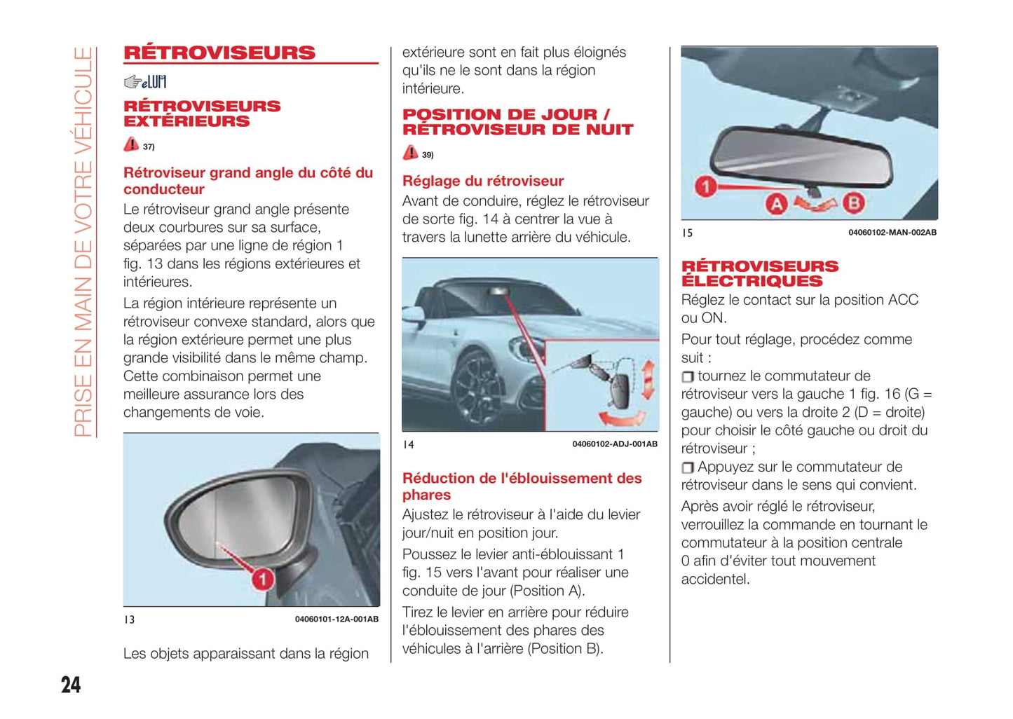 2016-2019 Abarth 124 Spider Owner's Manual | French