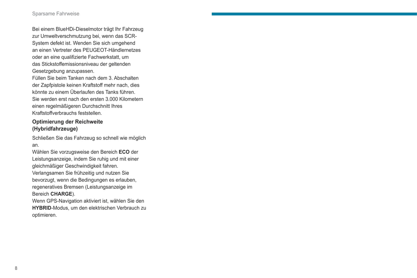 2021-2023 Peugeot 508/508 Hybrid/508 HYbrid4 Owner's Manual | German