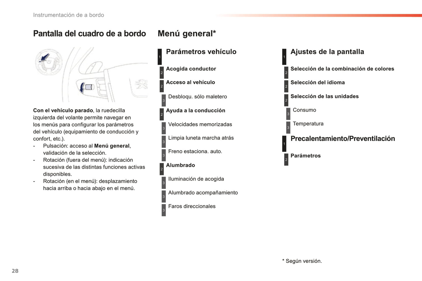 2016-2018 Peugeot 508/508 RXH/508 RXH HYbrid4 Owner's Manual | Spanish