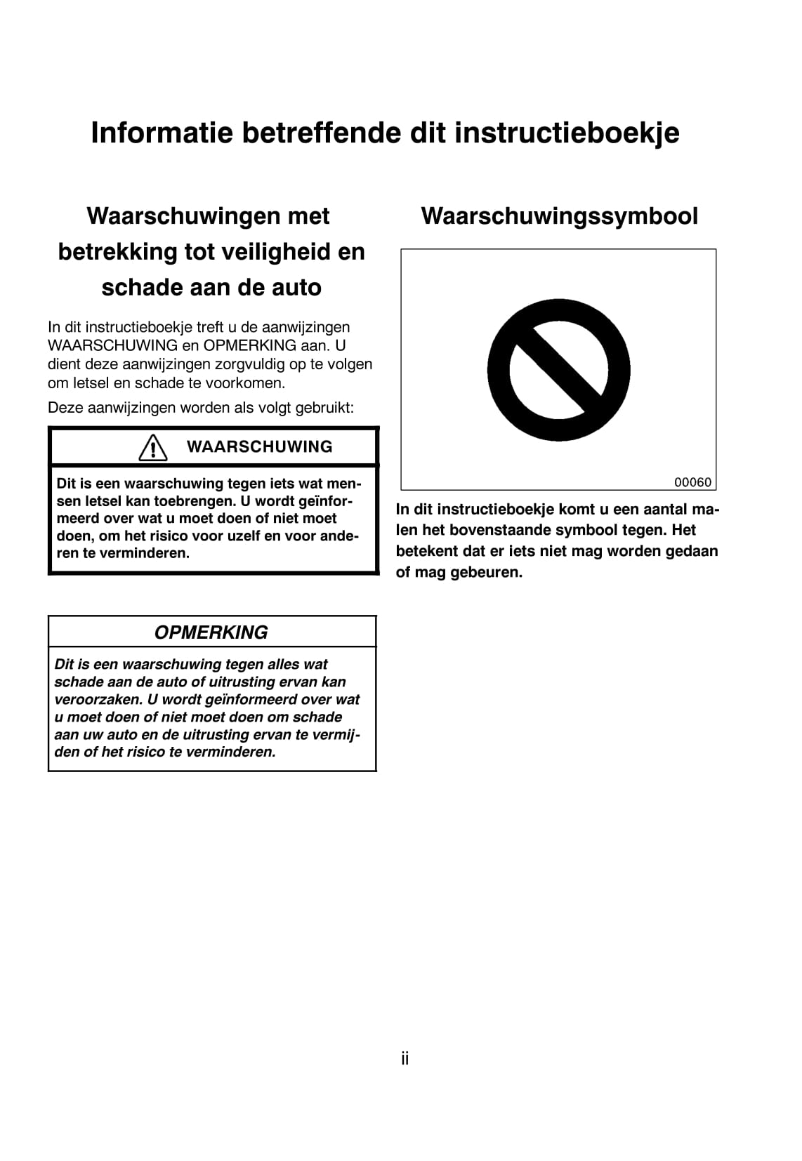 2003-2005 Toyota Previa Owner's Manual | Dutch