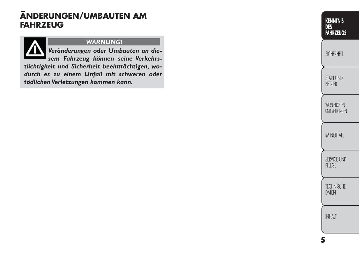 2013-2014 Fiat Freemont Owner's Manual | German