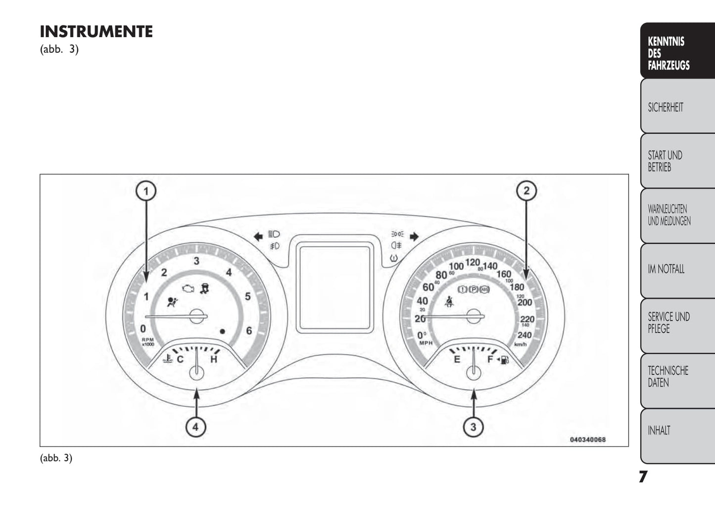 2013-2014 Fiat Freemont Owner's Manual | German