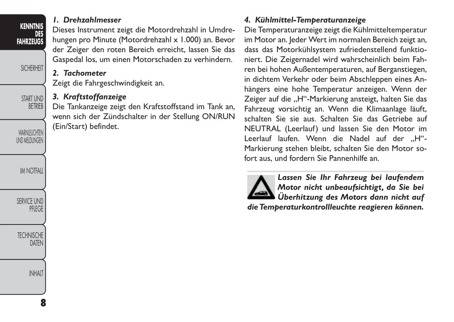 2013-2014 Fiat Freemont Owner's Manual | German