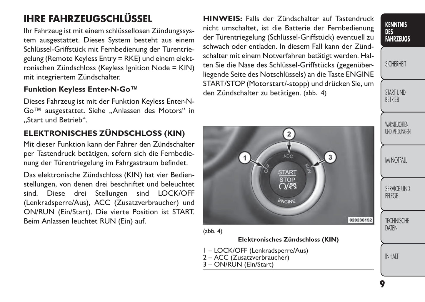 2013-2014 Fiat Freemont Owner's Manual | German