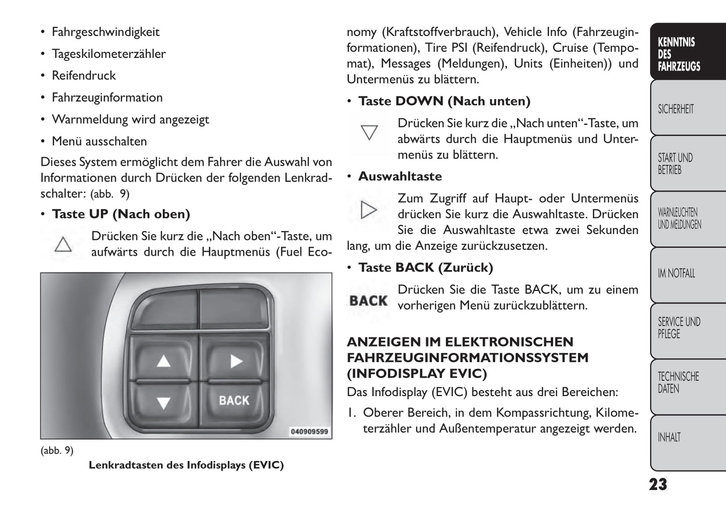 2013-2014 Fiat Freemont Owner's Manual | German