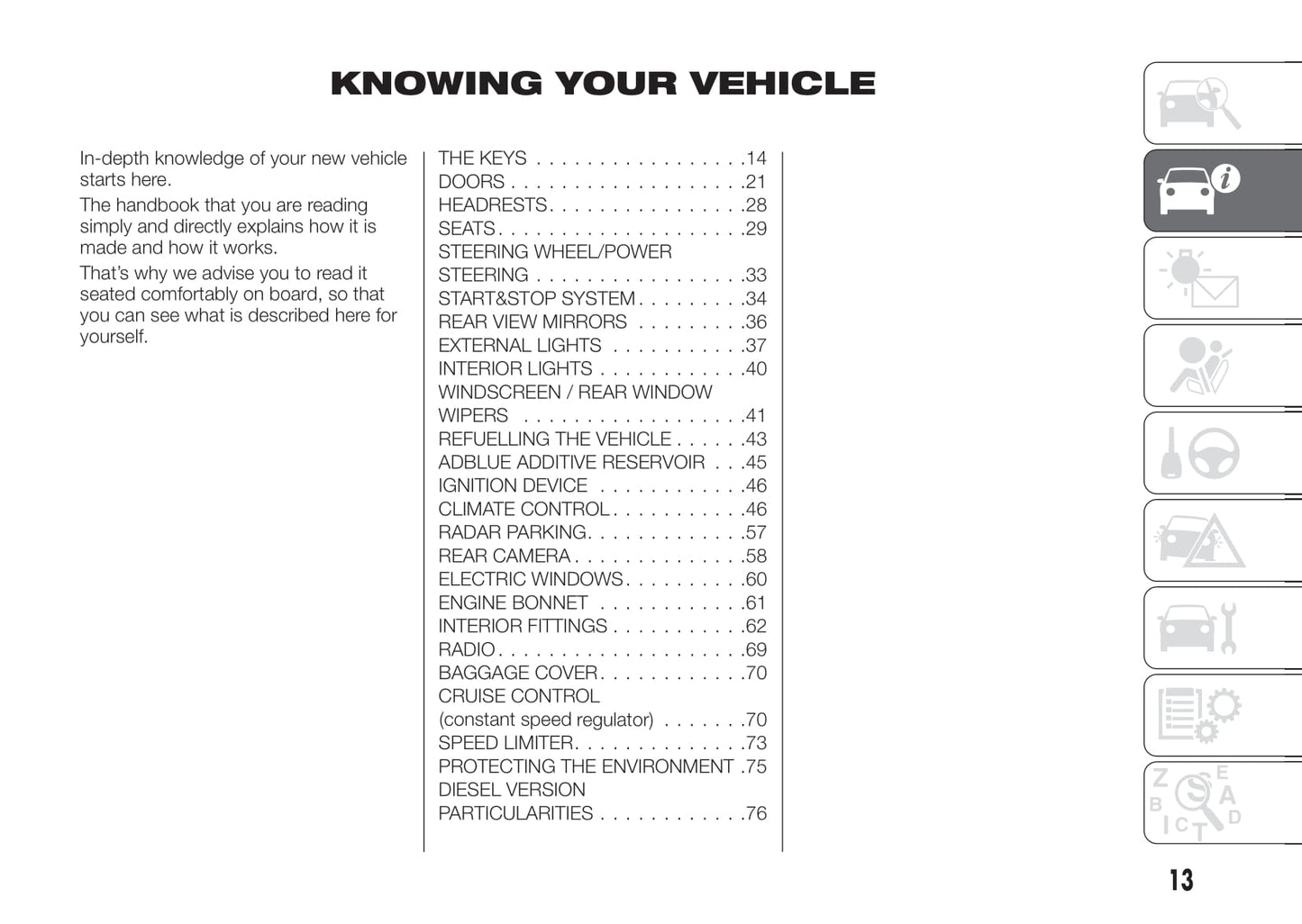 2016-2017 Fiat Talento Owner's Manual | English