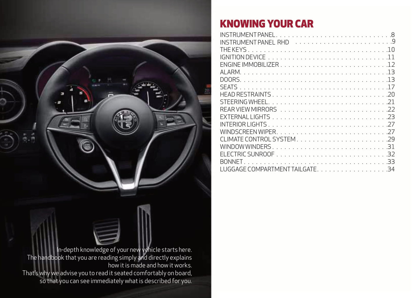 2017-2020 Alfa Romeo Stelvio Owner's Manual | English
