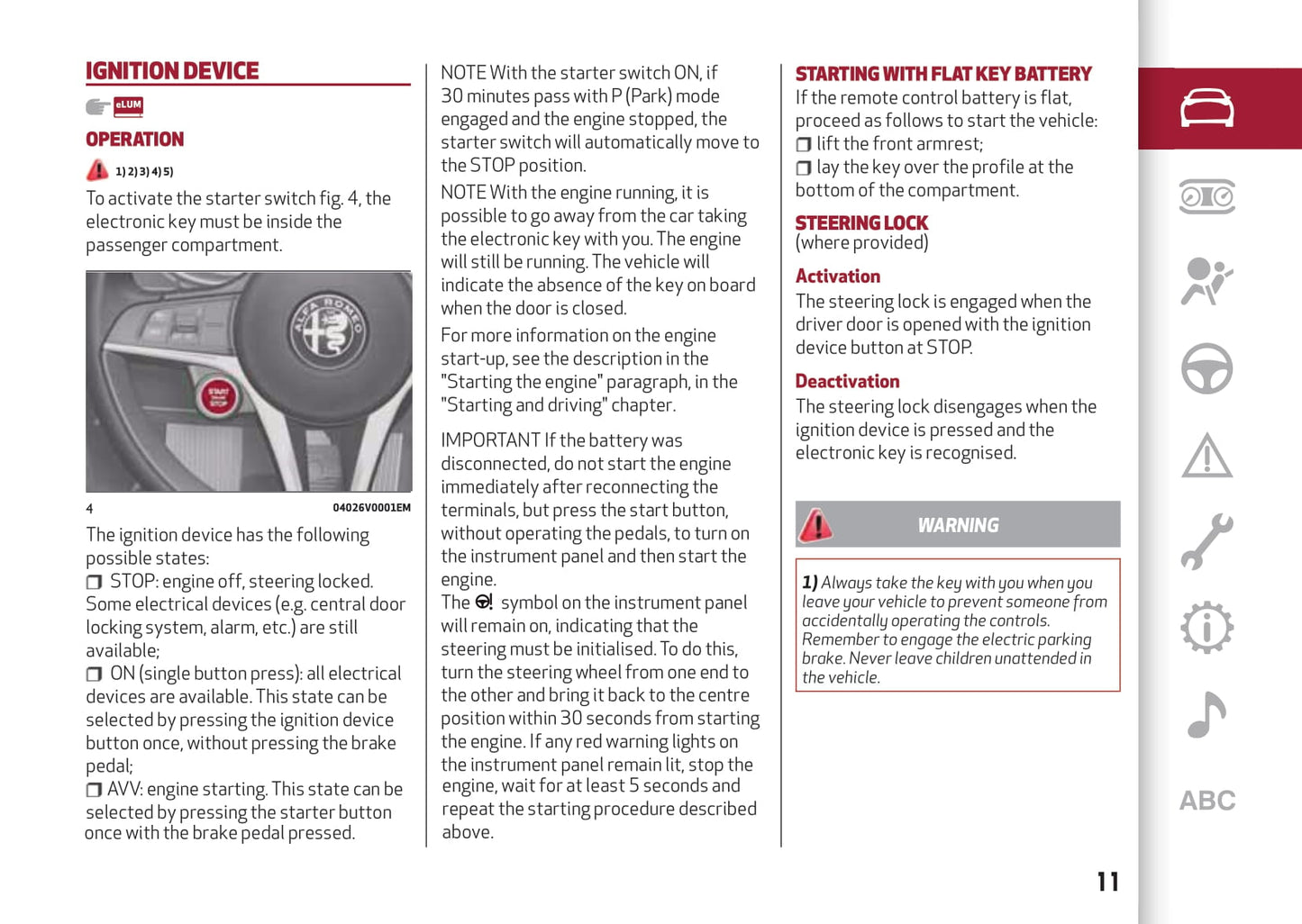 2017-2020 Alfa Romeo Stelvio Owner's Manual | English