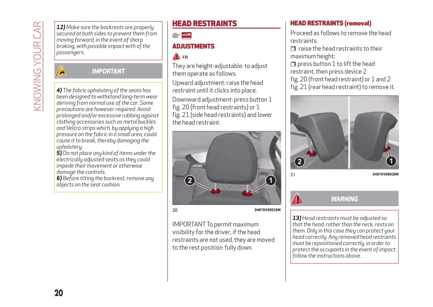 2017-2020 Alfa Romeo Stelvio Owner's Manual | English