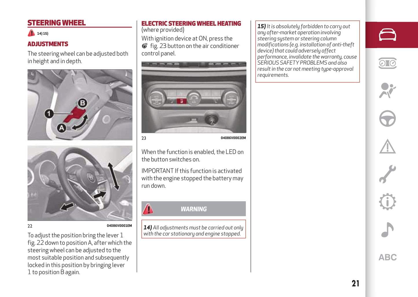 2017-2020 Alfa Romeo Stelvio Owner's Manual | English