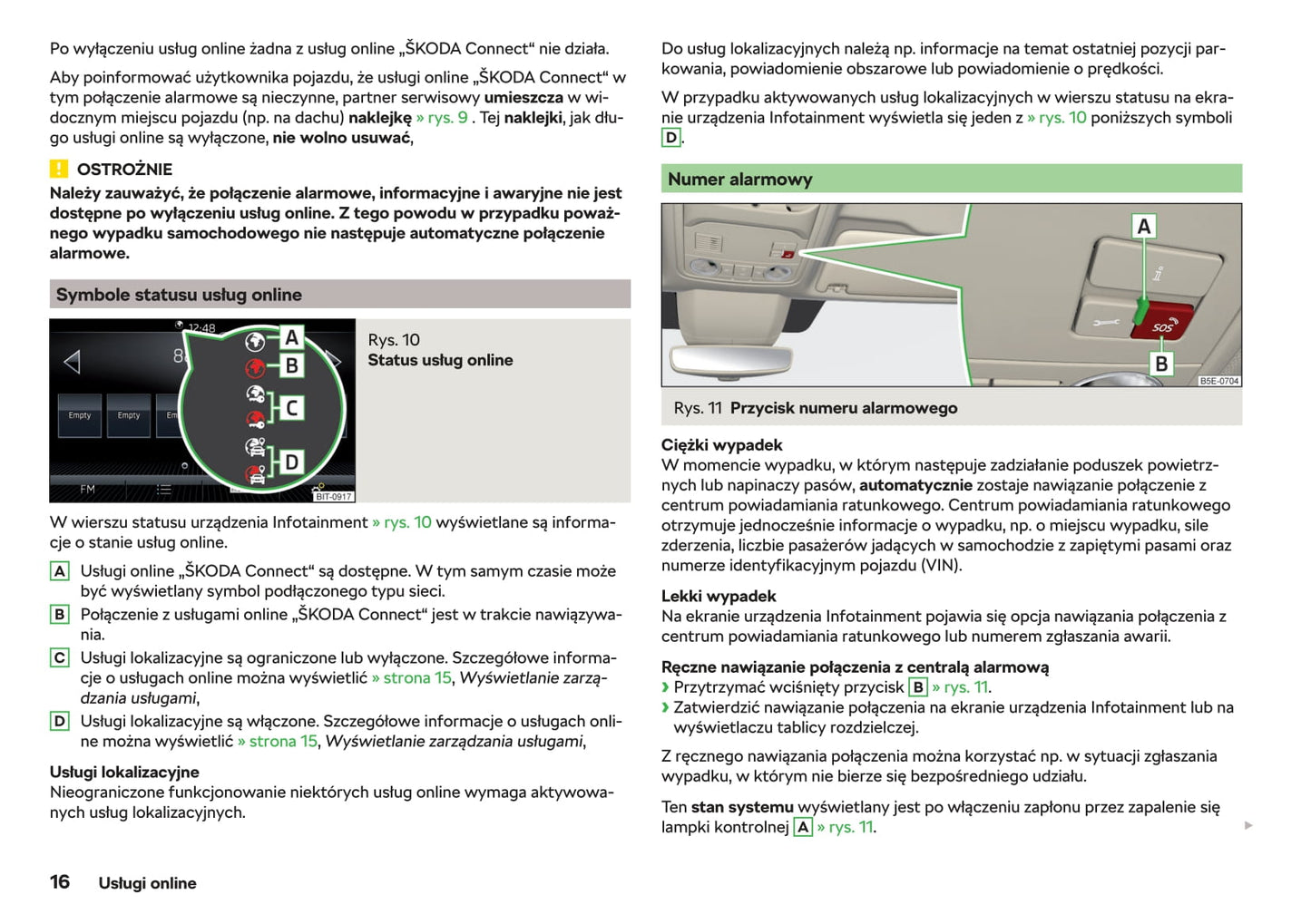 2017-2019 Skoda Octavia Manuel du propriétaire | Polonais