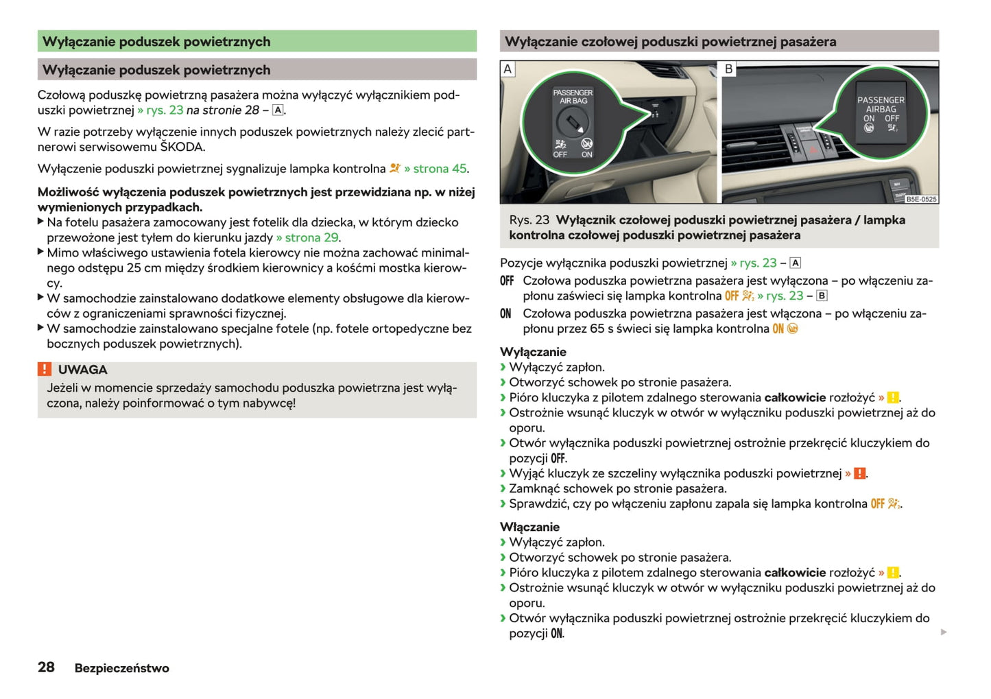 2017-2019 Skoda Octavia Manuel du propriétaire | Polonais
