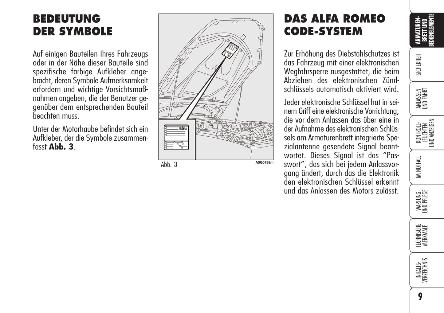 2006-2008 Alfa Romeo Spider Owner's Manual | German
