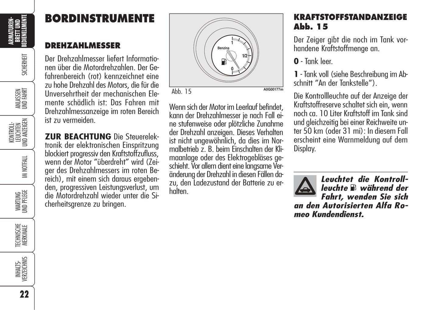 2006-2008 Alfa Romeo Spider Owner's Manual | German