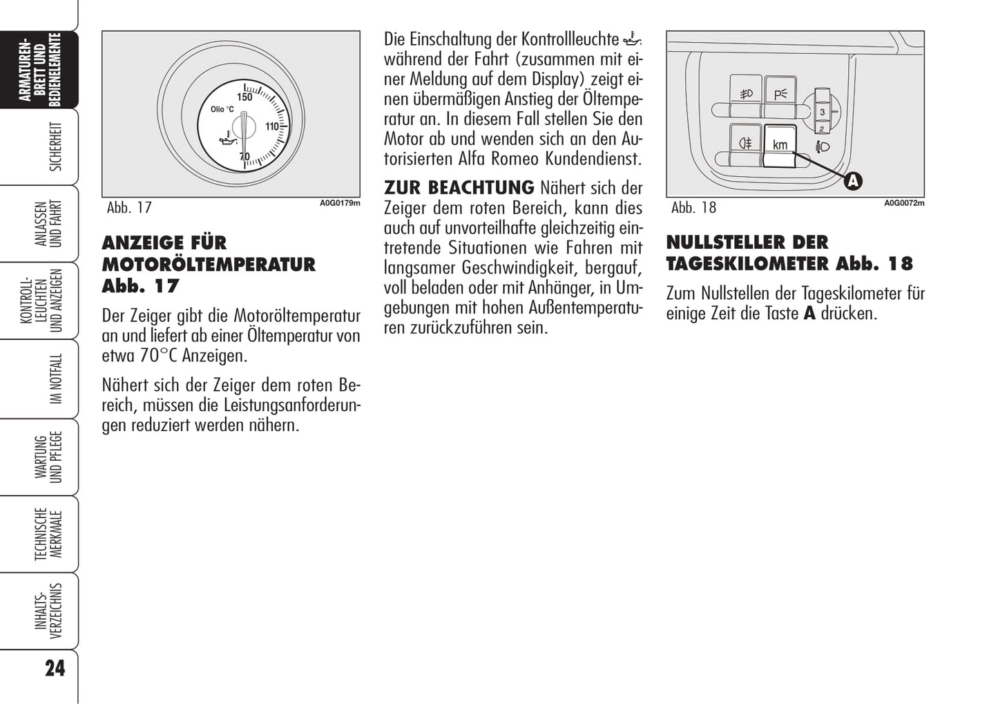 2006-2008 Alfa Romeo Spider Owner's Manual | German