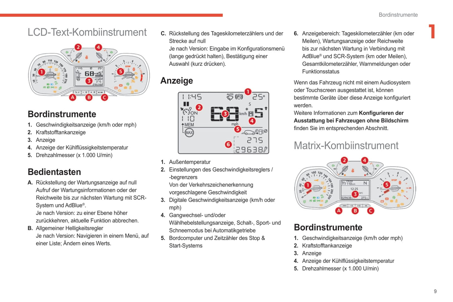 2021-2024 Citroën C3 Aircross Owner's Manual | German