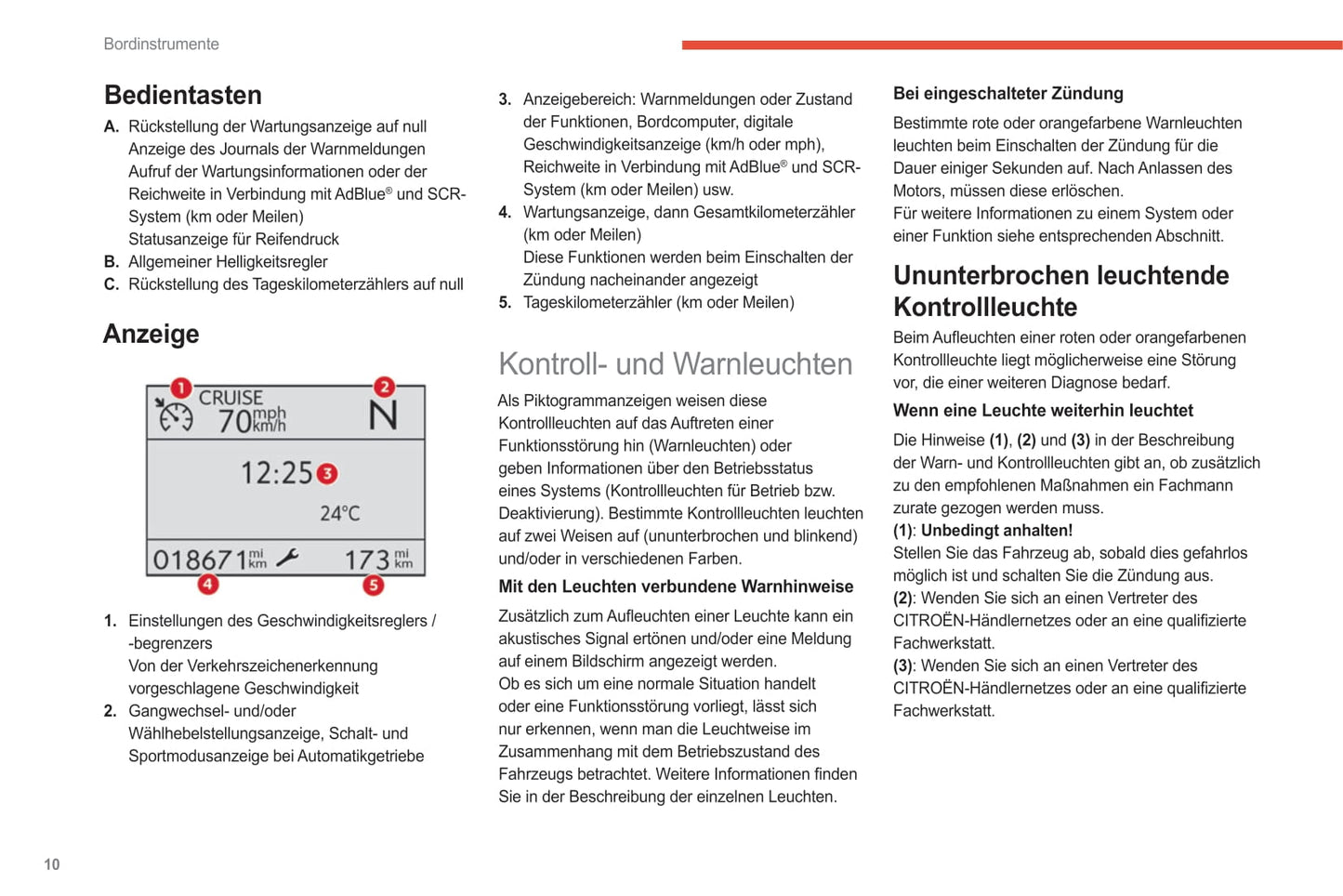 2021-2024 Citroën C3 Aircross Owner's Manual | German