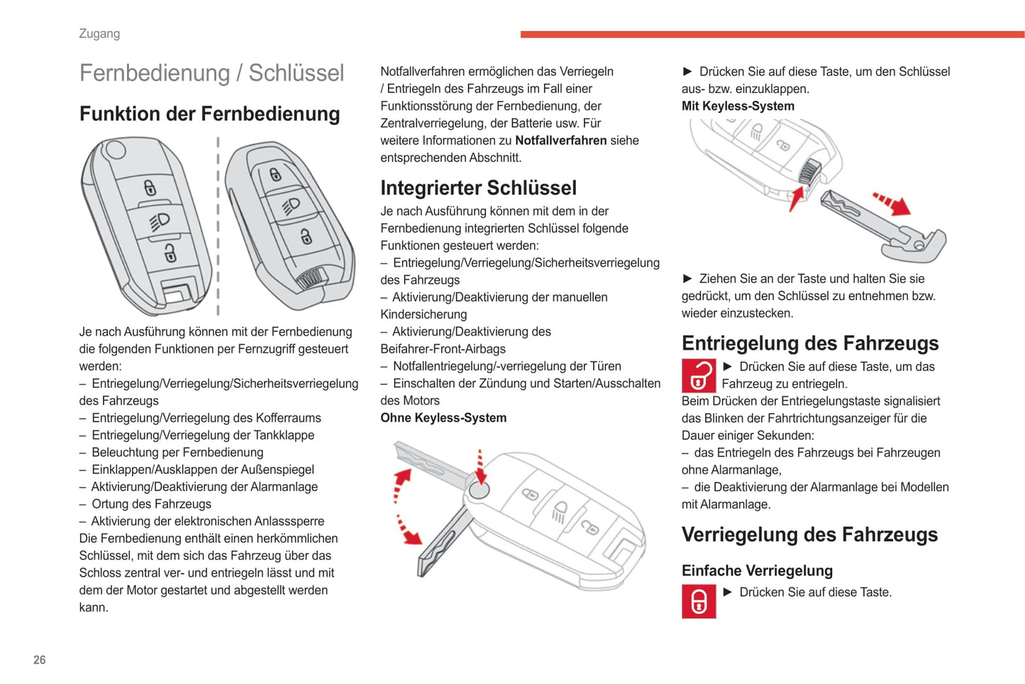 2021-2024 Citroën C3 Aircross Owner's Manual | German