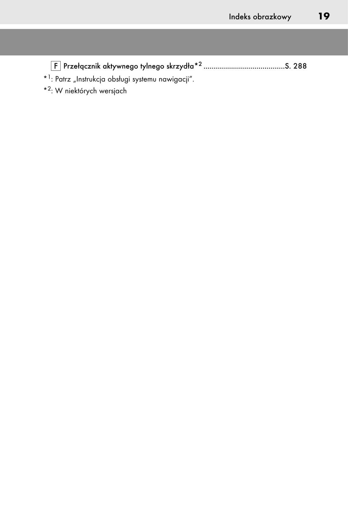 2018-2019 Lexus LC 500/LC 500h Owner's Manual | Polish