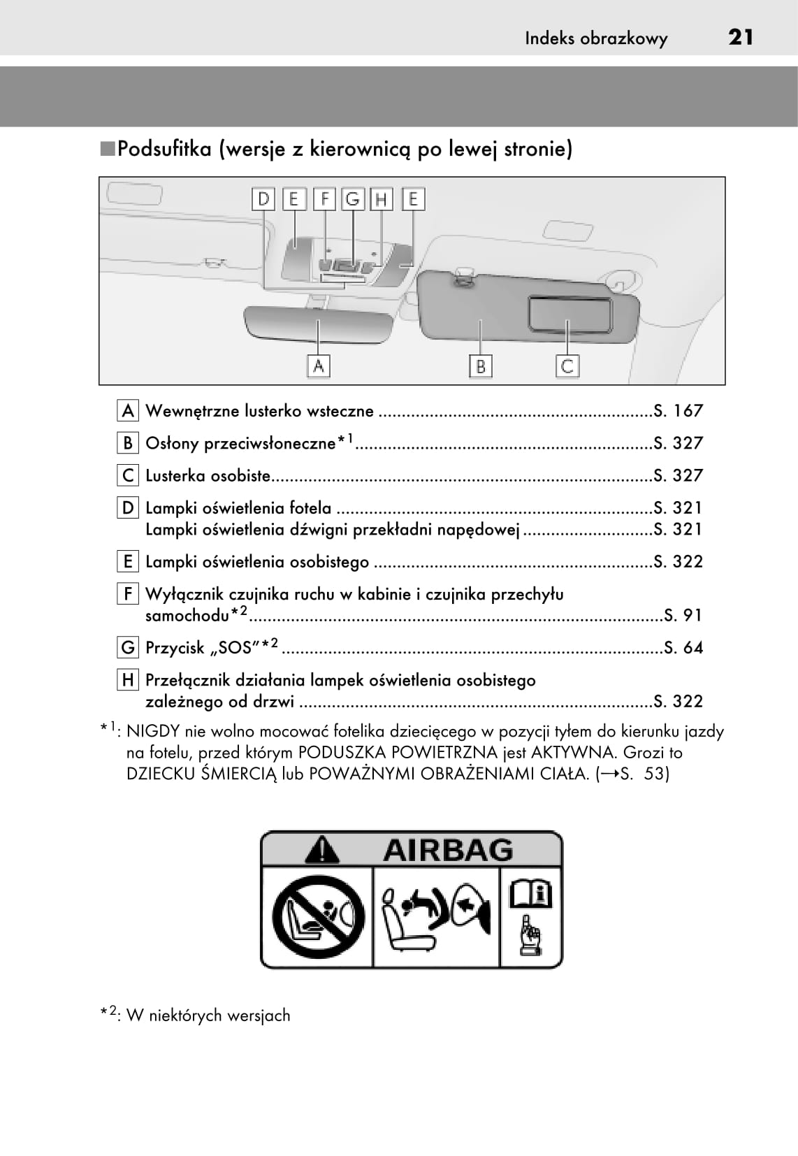 2018-2019 Lexus LC 500/LC 500h Owner's Manual | Polish