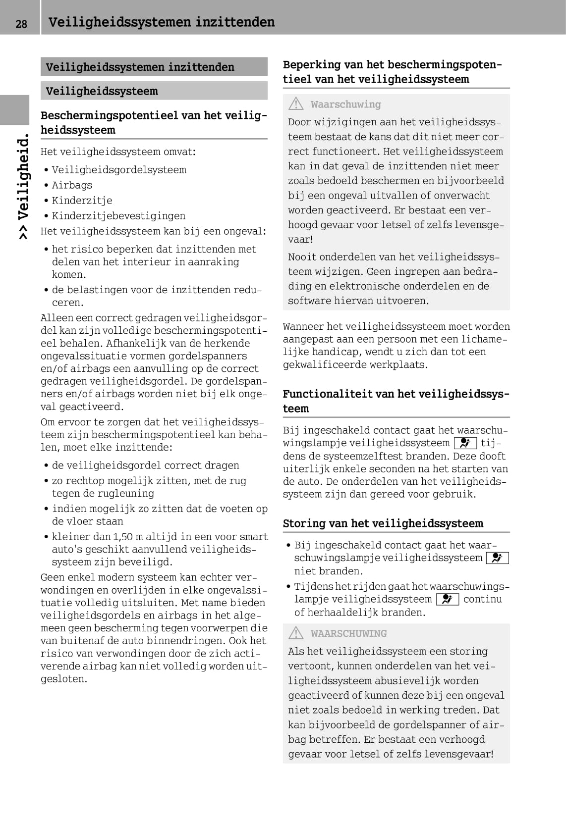 2014-2019 Smart Forfour Manuel du propriétaire | Néerlandais