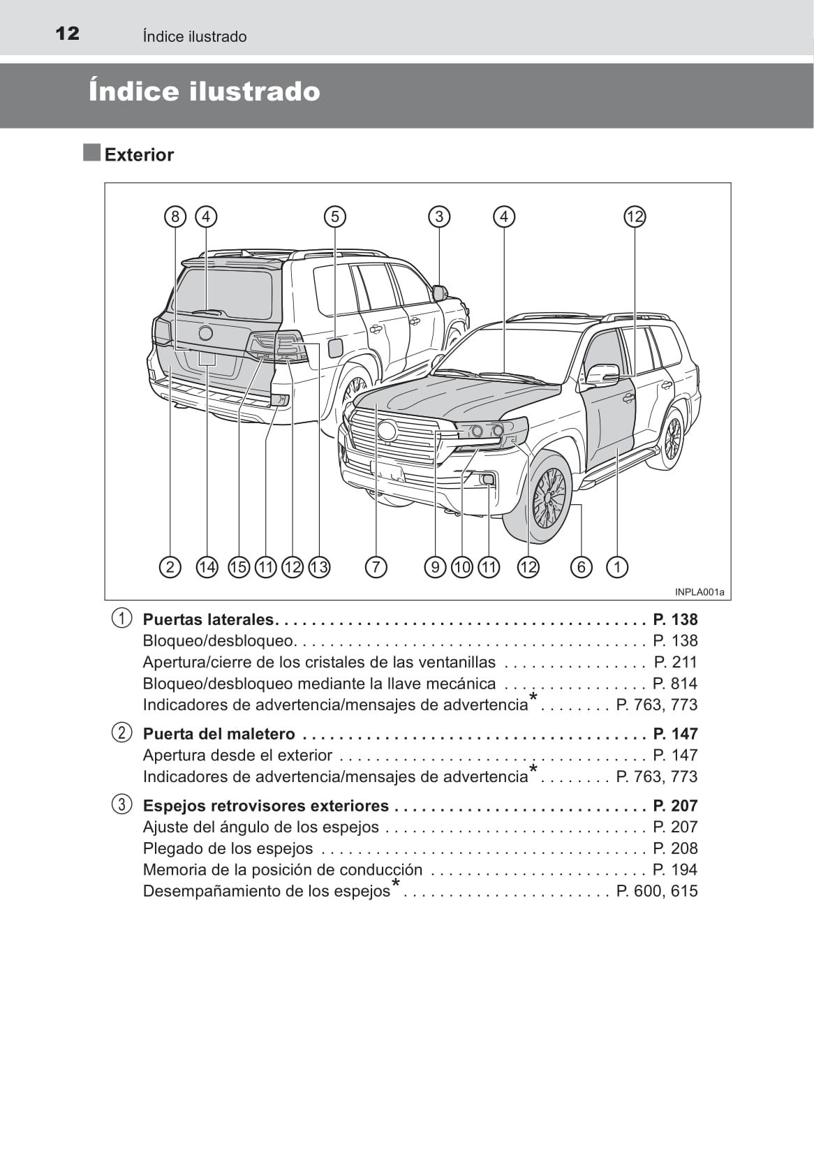 2013-2017 Toyota Landcruiser Manuel du propriétaire | Espagnol