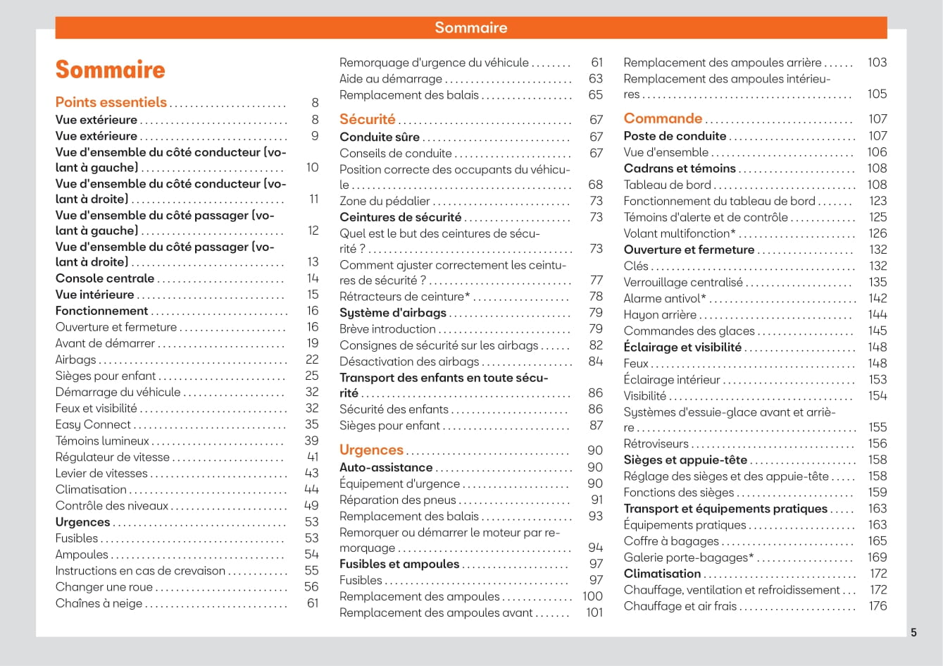 2017-2020 Seat Arona Manuel du propriétaire | Français