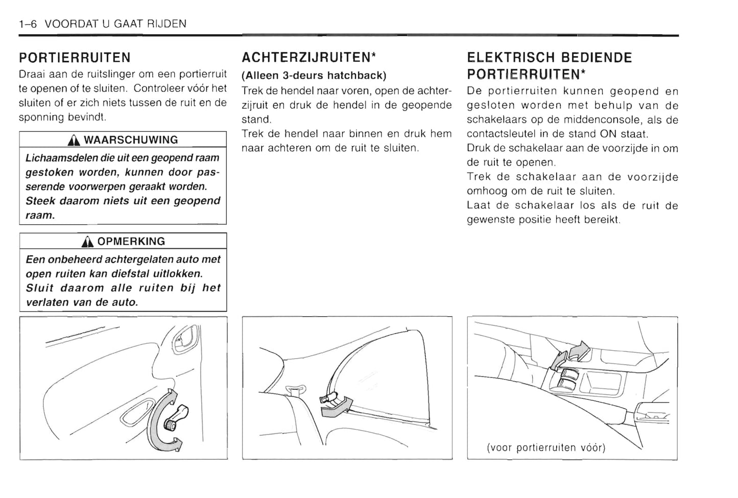 1997-2003 Daewoo Lanos Owner's Manual | Dutch