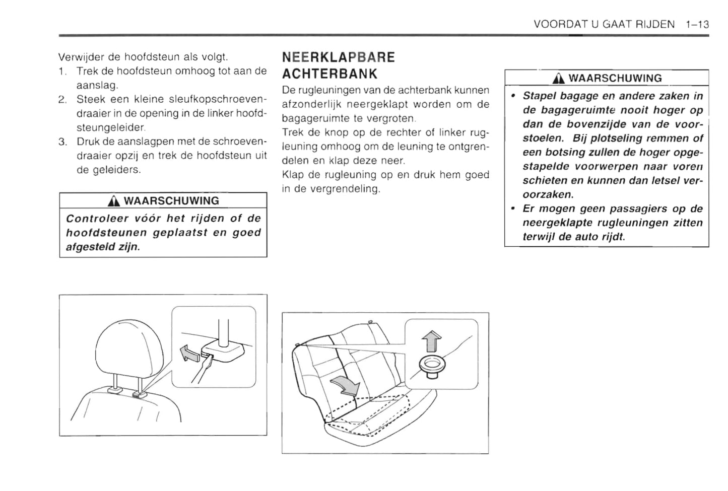 1997-2003 Daewoo Lanos Owner's Manual | Dutch