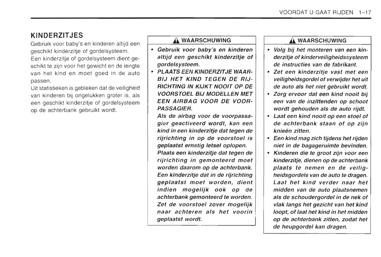 1997-2003 Daewoo Lanos Owner's Manual | Dutch