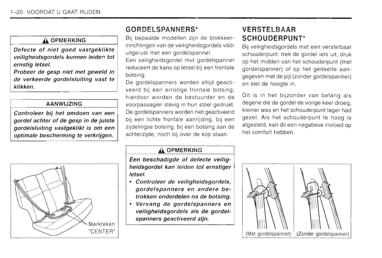 1997-2003 Daewoo Lanos Owner's Manual | Dutch
