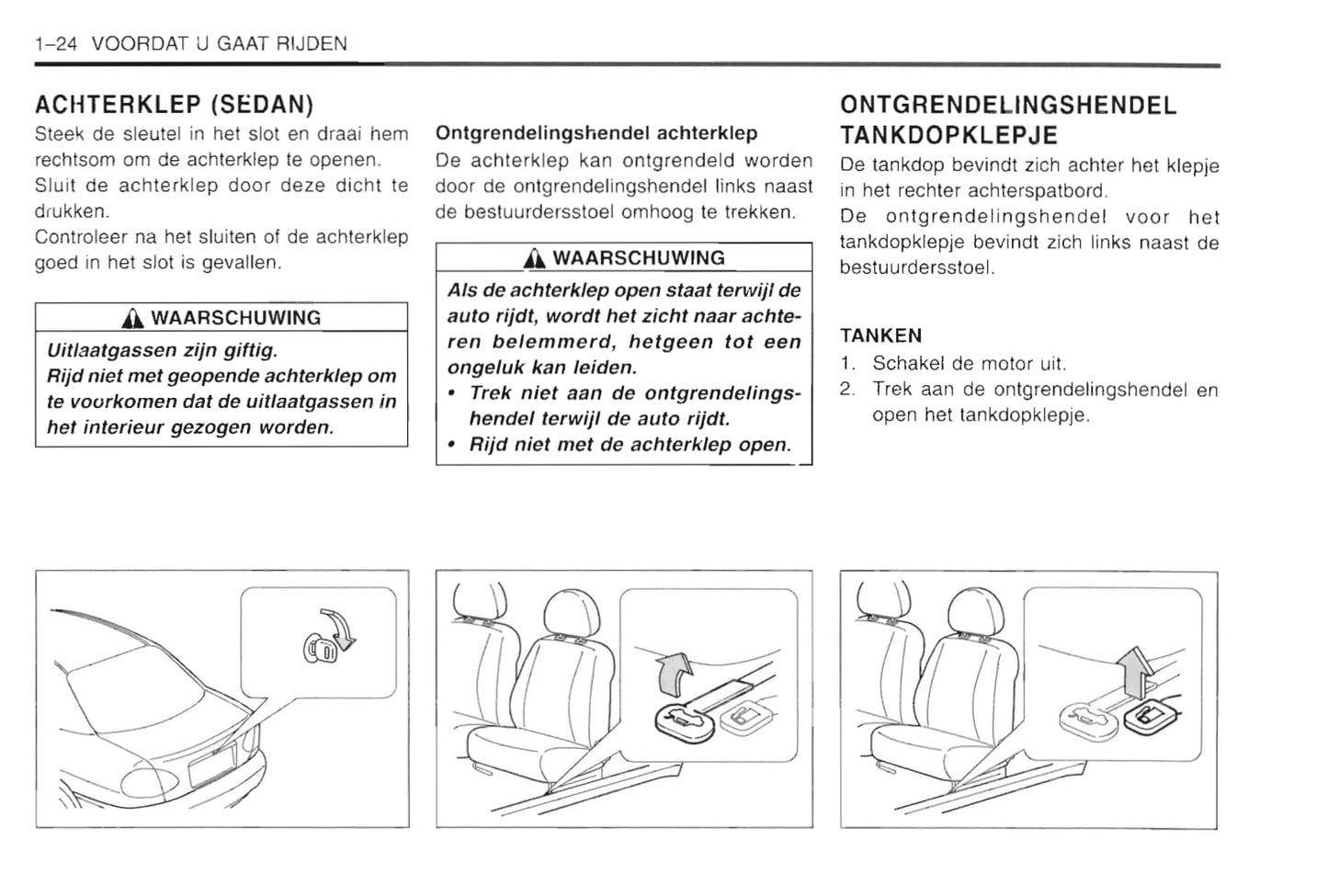 1997-2003 Daewoo Lanos Owner's Manual | Dutch