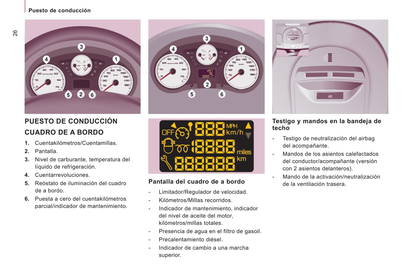 2011-2012 Citroën Jumpy Atlante Owner's Manual | Spanish