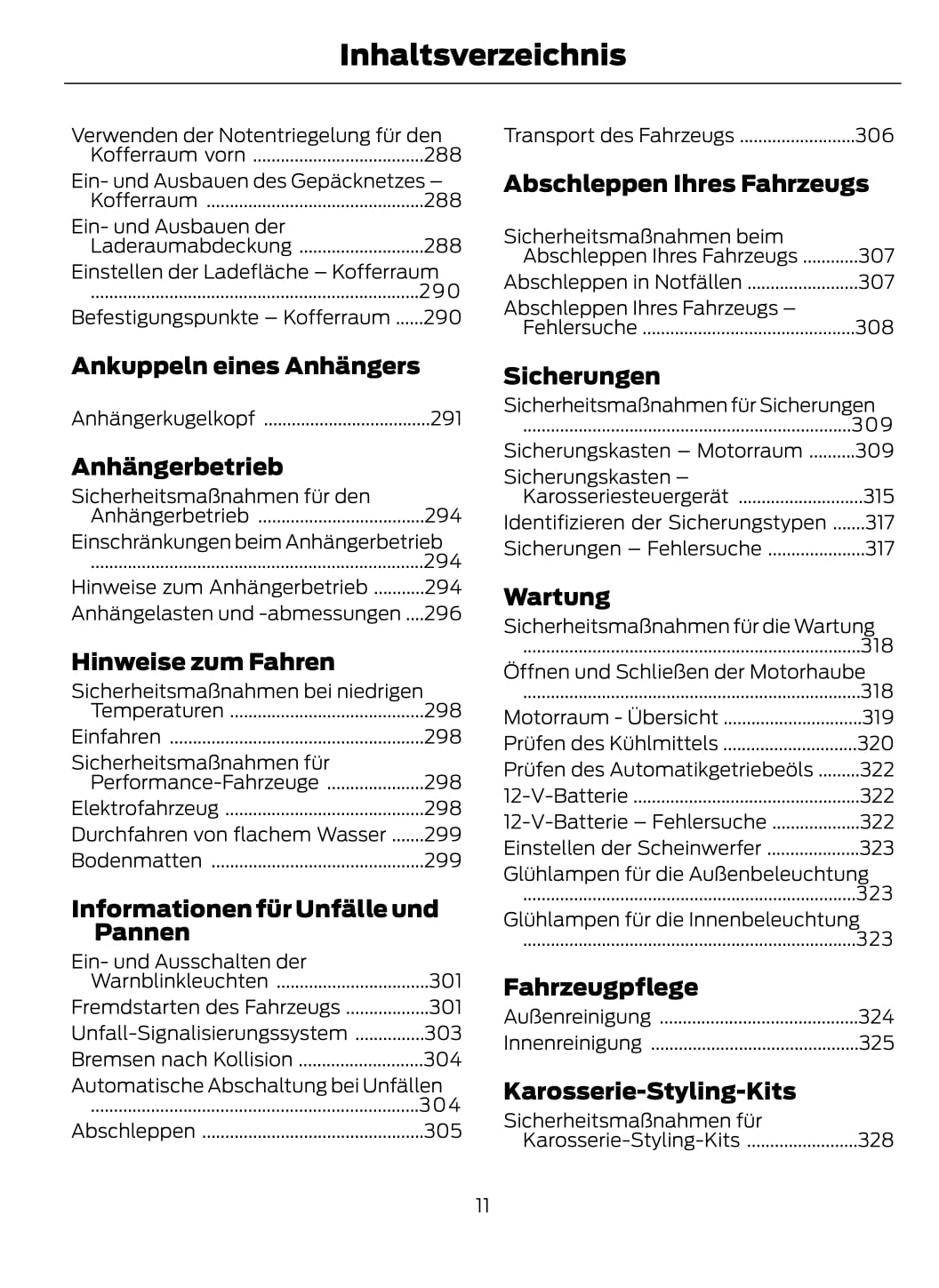 2020-2021 Ford Mustang Mach-E Owner's Manual | German