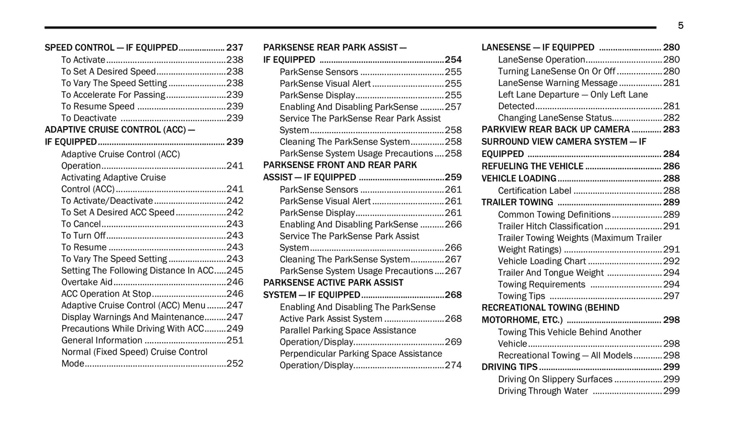 2020 Chrysler Pacifica/Voyager Owner's Manual | English