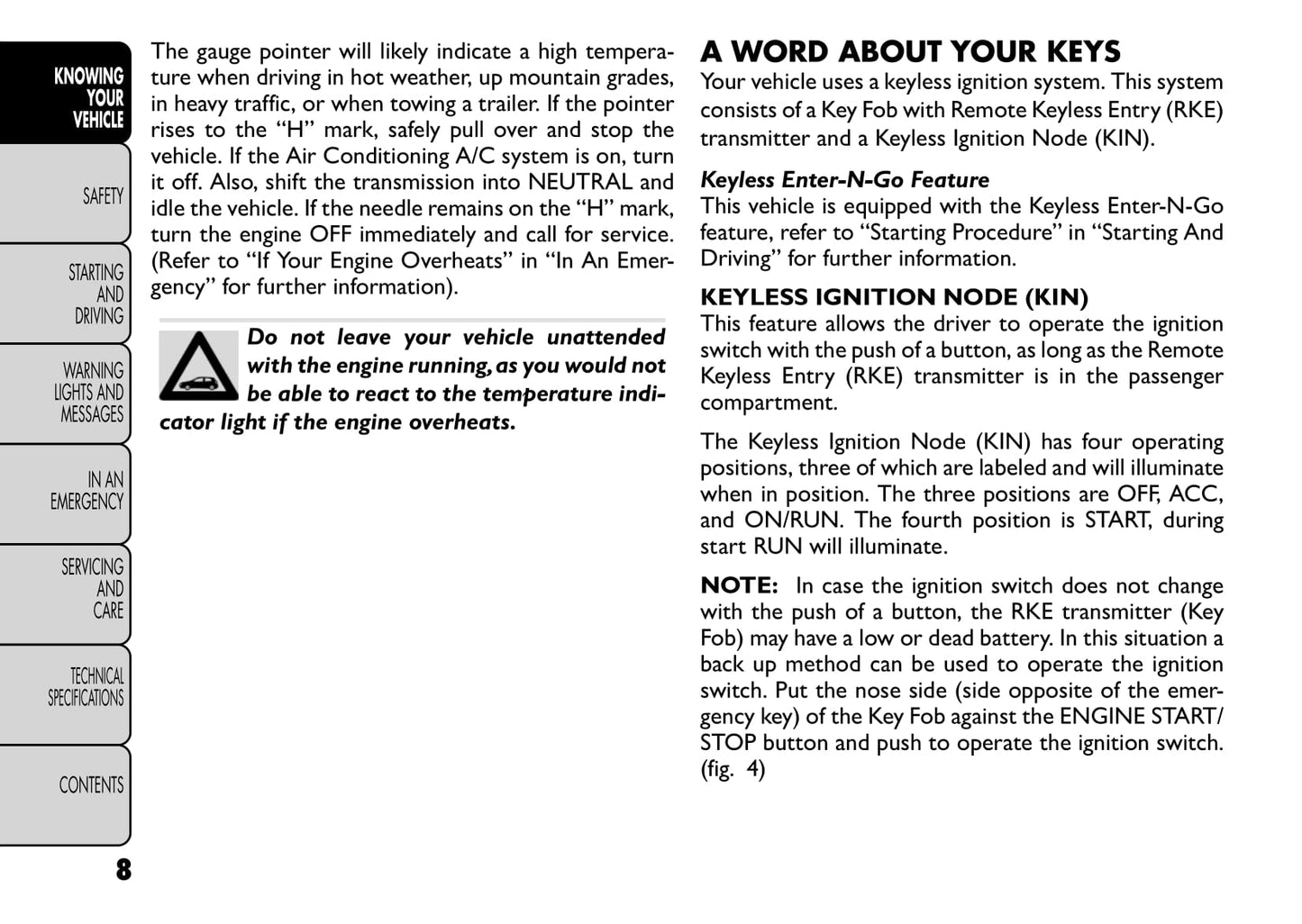 2011-2012 Fiat Freemont Owner's Manual | English