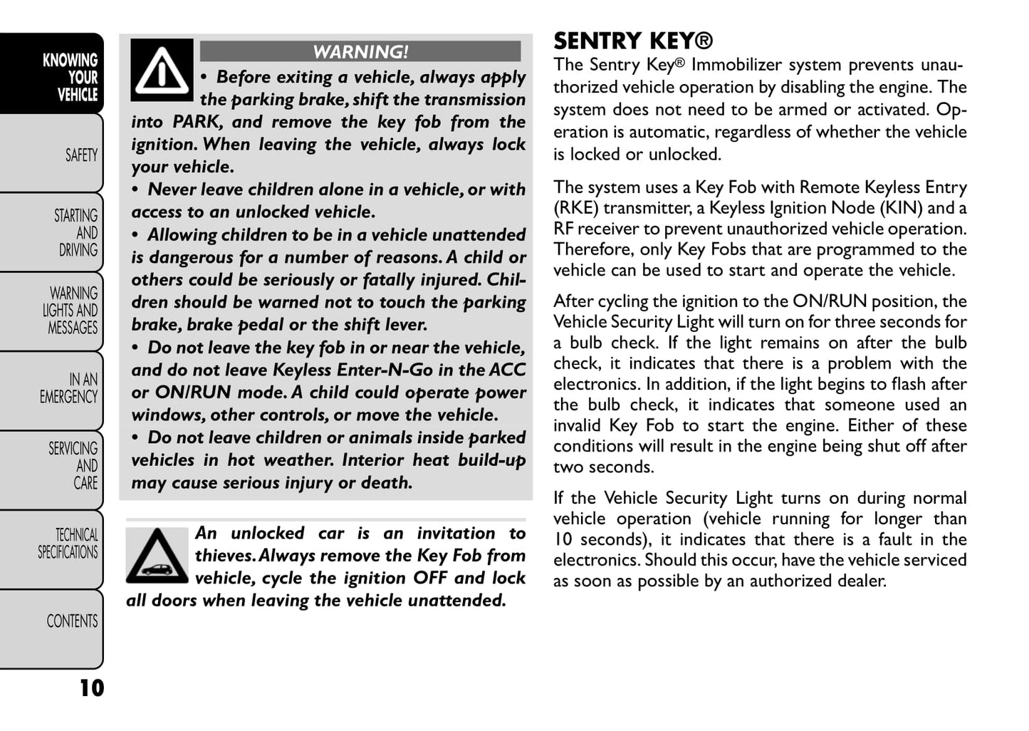 2011-2012 Fiat Freemont Owner's Manual | English