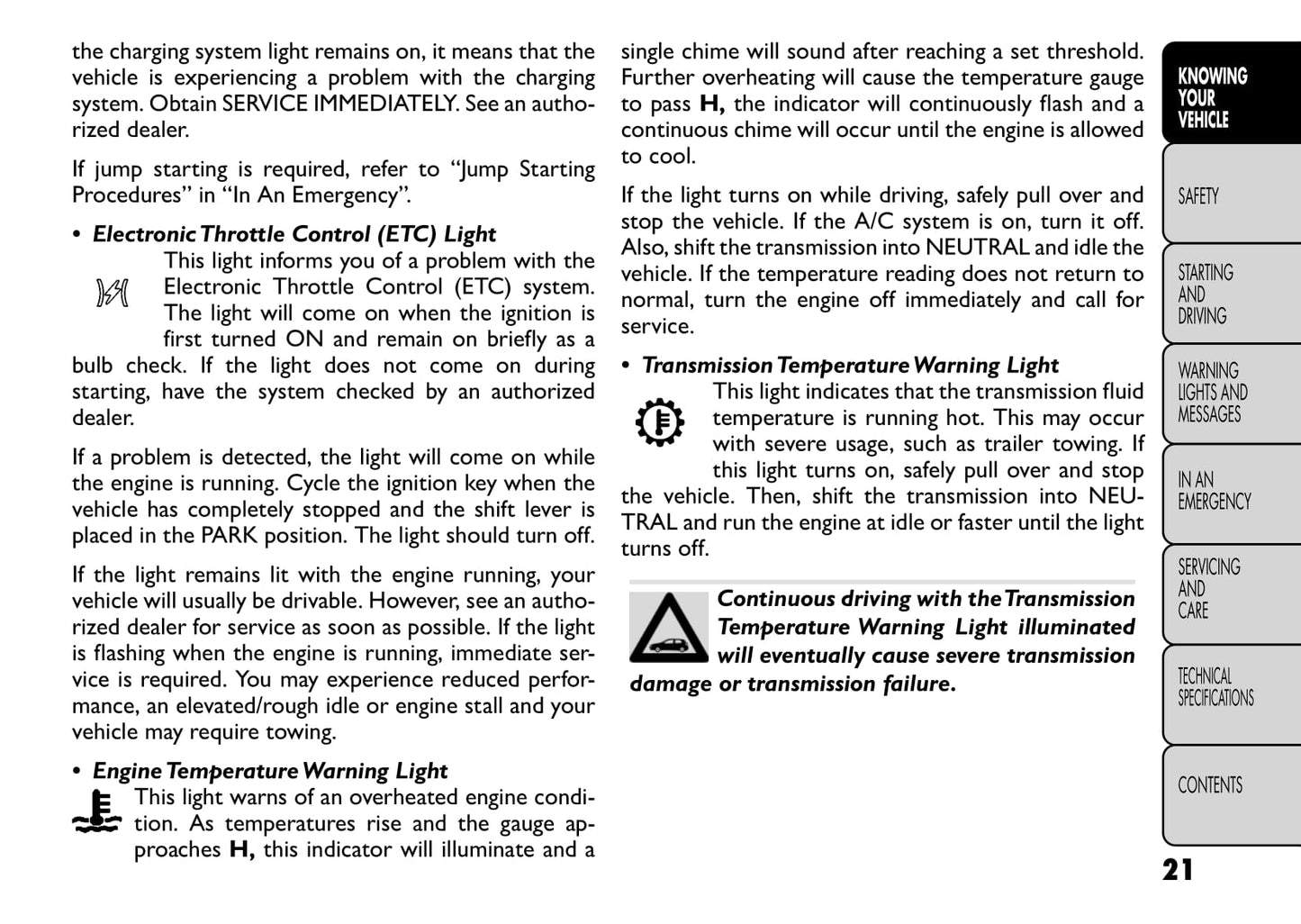 2011-2012 Fiat Freemont Owner's Manual | English