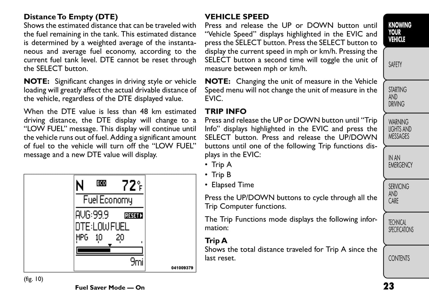 2011-2012 Fiat Freemont Owner's Manual | English