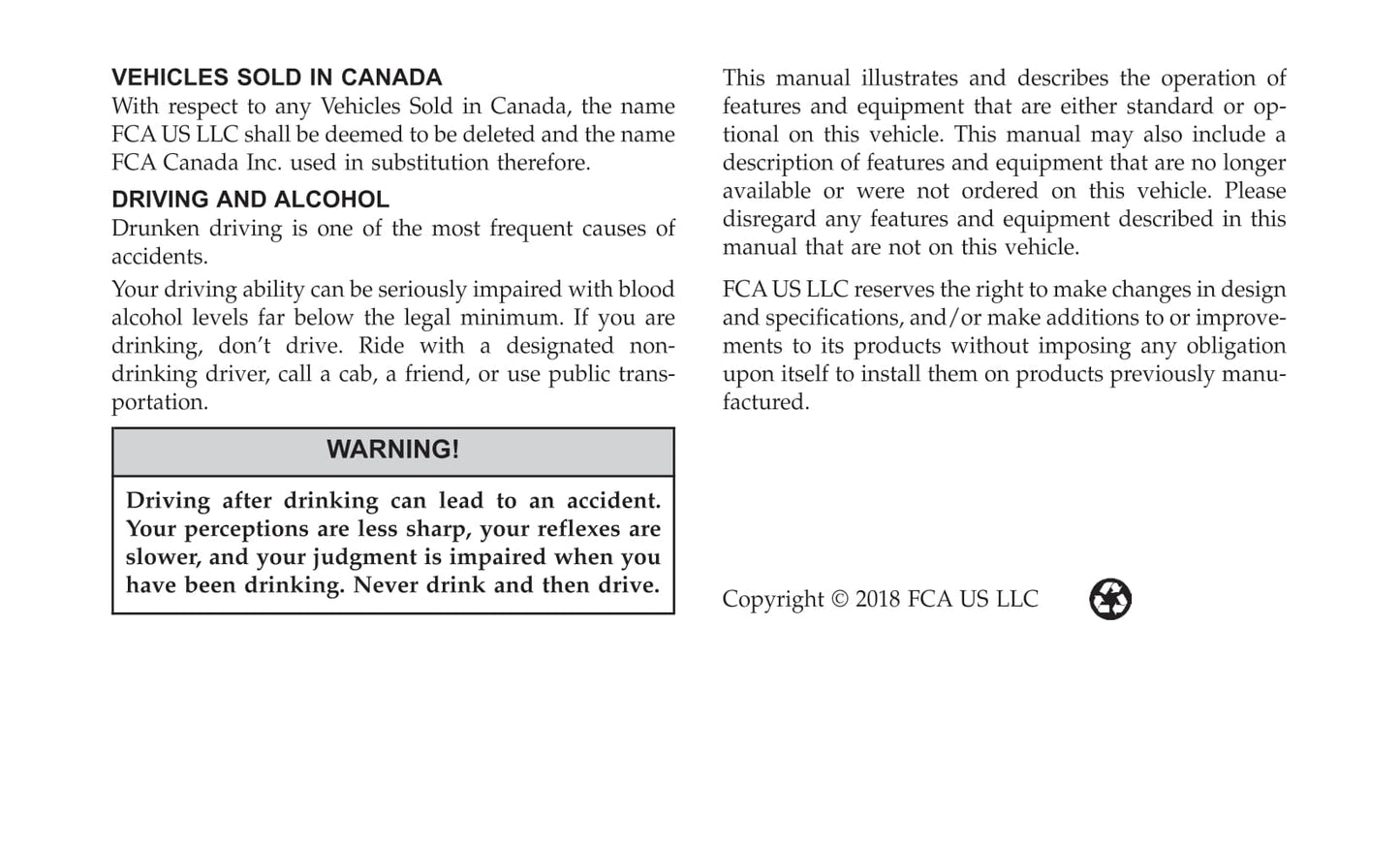 2019 Chrysler 300 Owner's Manual | English
