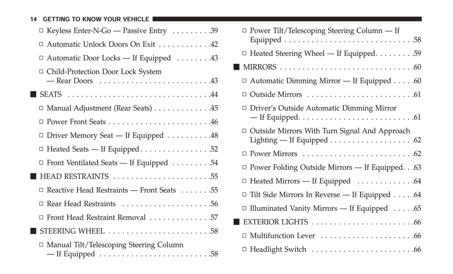 2019 Chrysler 300 Owner's Manual | English