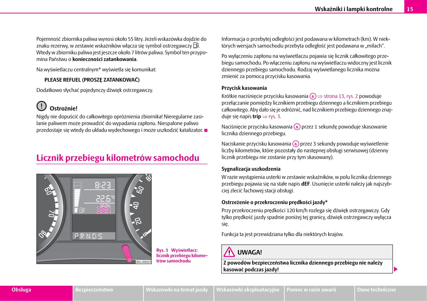2007-2010 Skoda Fabia Manuel du propriétaire | Polonais