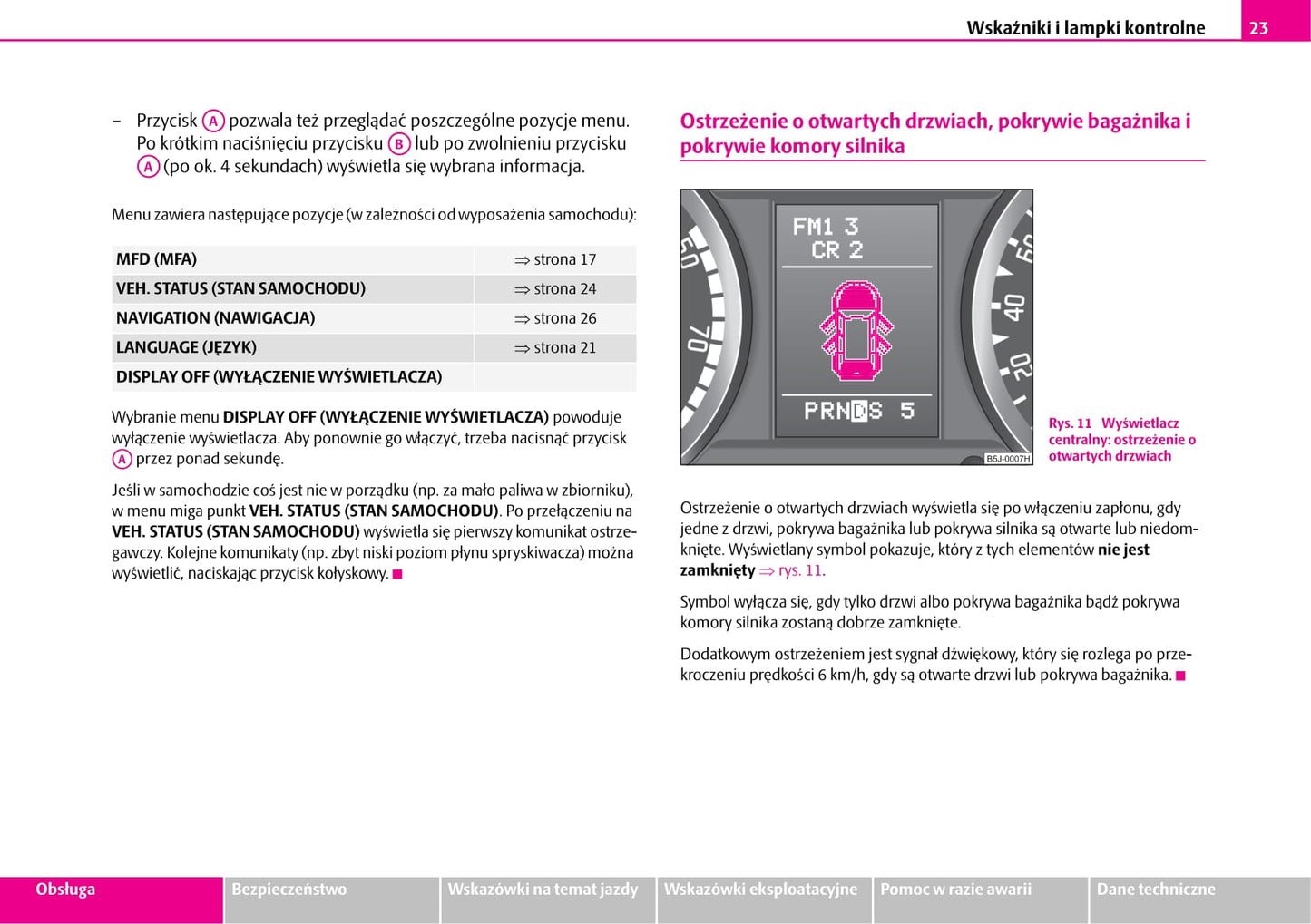 2007-2010 Skoda Fabia Manuel du propriétaire | Polonais