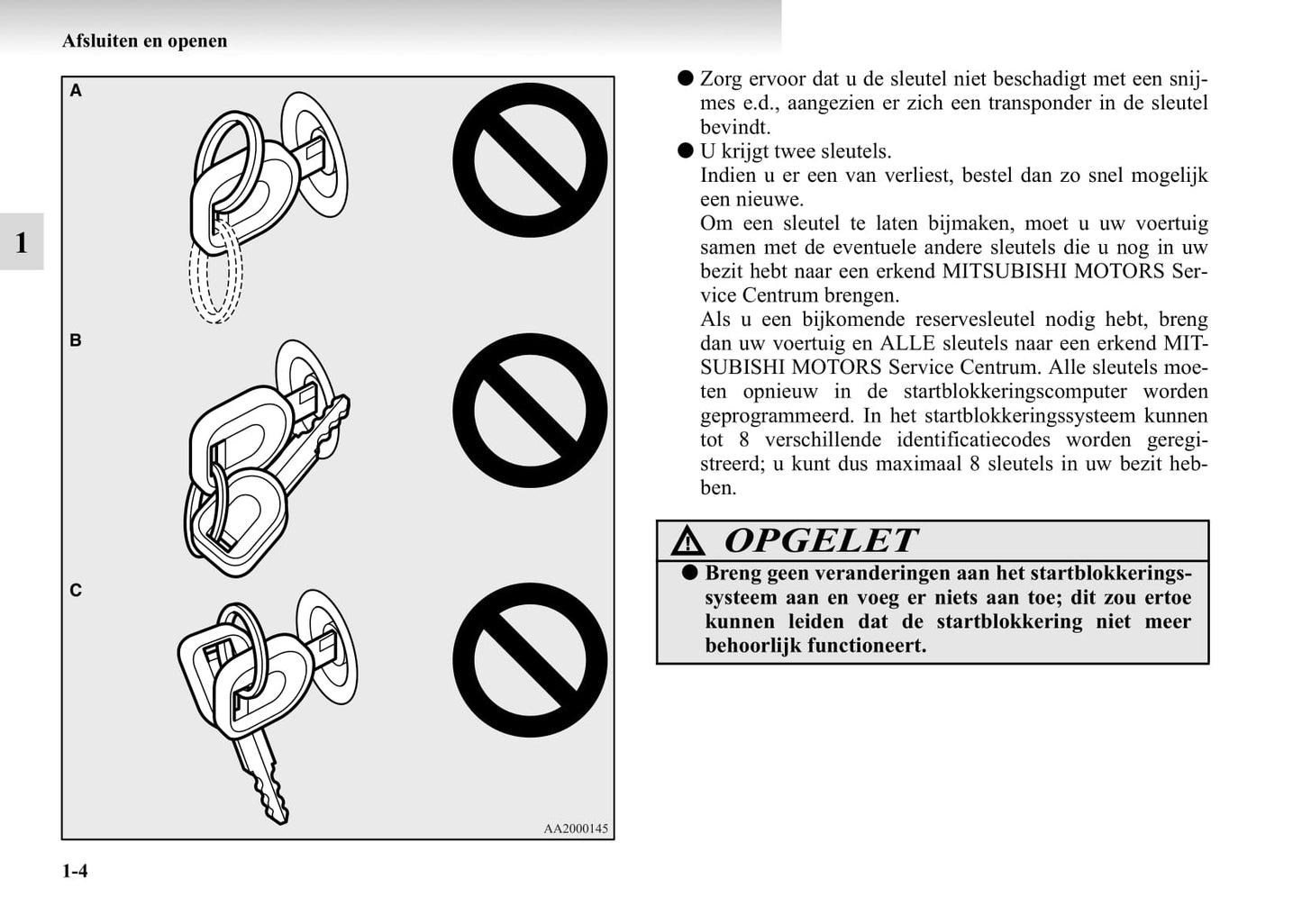 2004-2011 Mitsubishi Grandis Manuel du propriétaire | Néerlandais