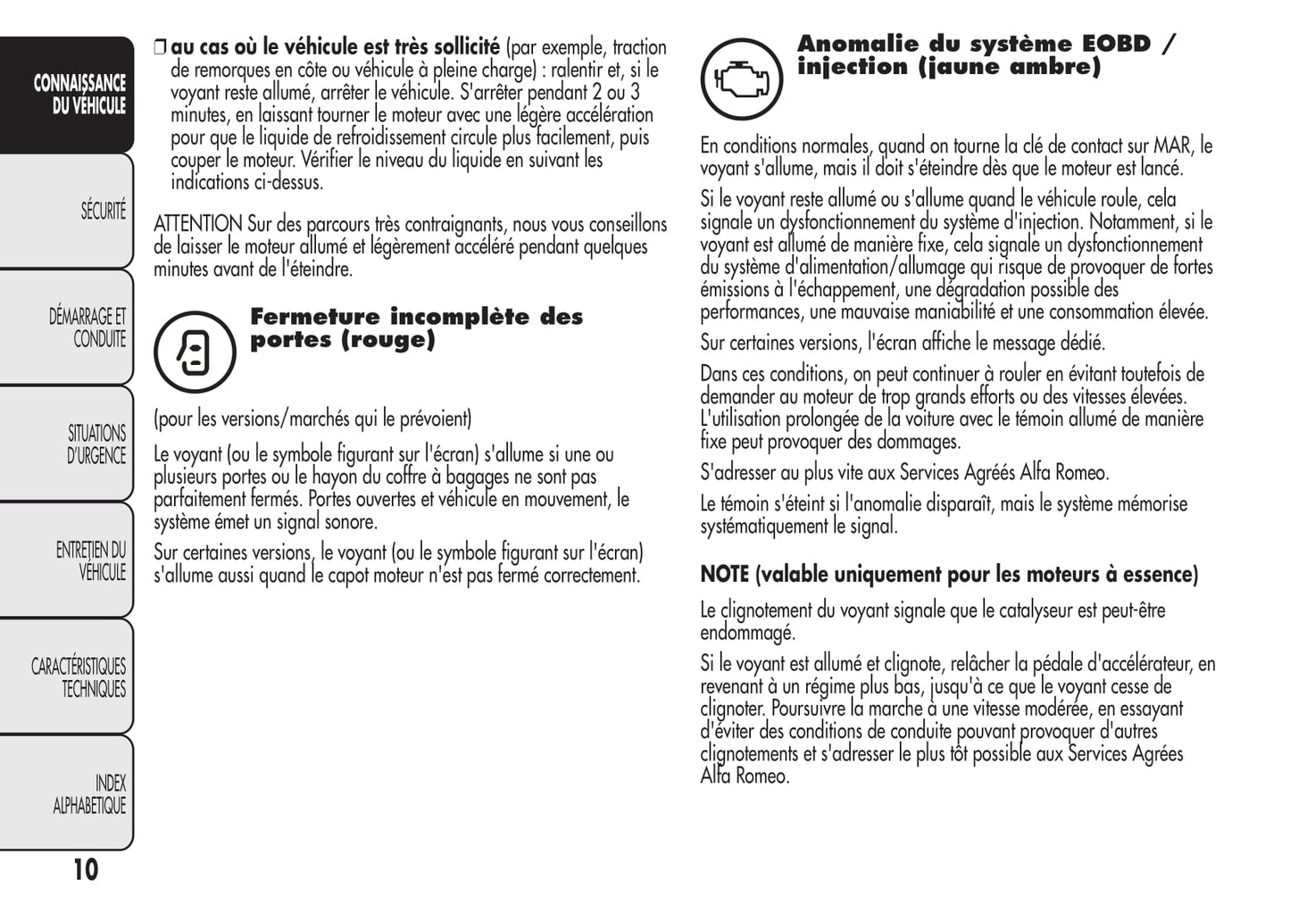 2008-2014 Alfa Romeo MiTo Owner's Manual | French