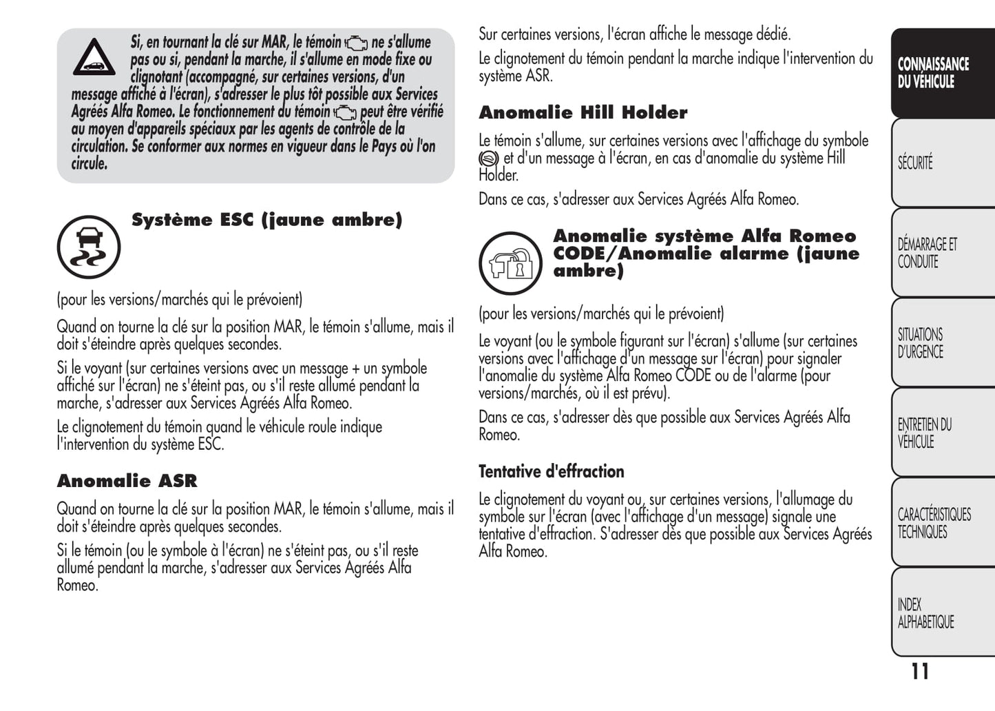 2008-2014 Alfa Romeo MiTo Owner's Manual | French