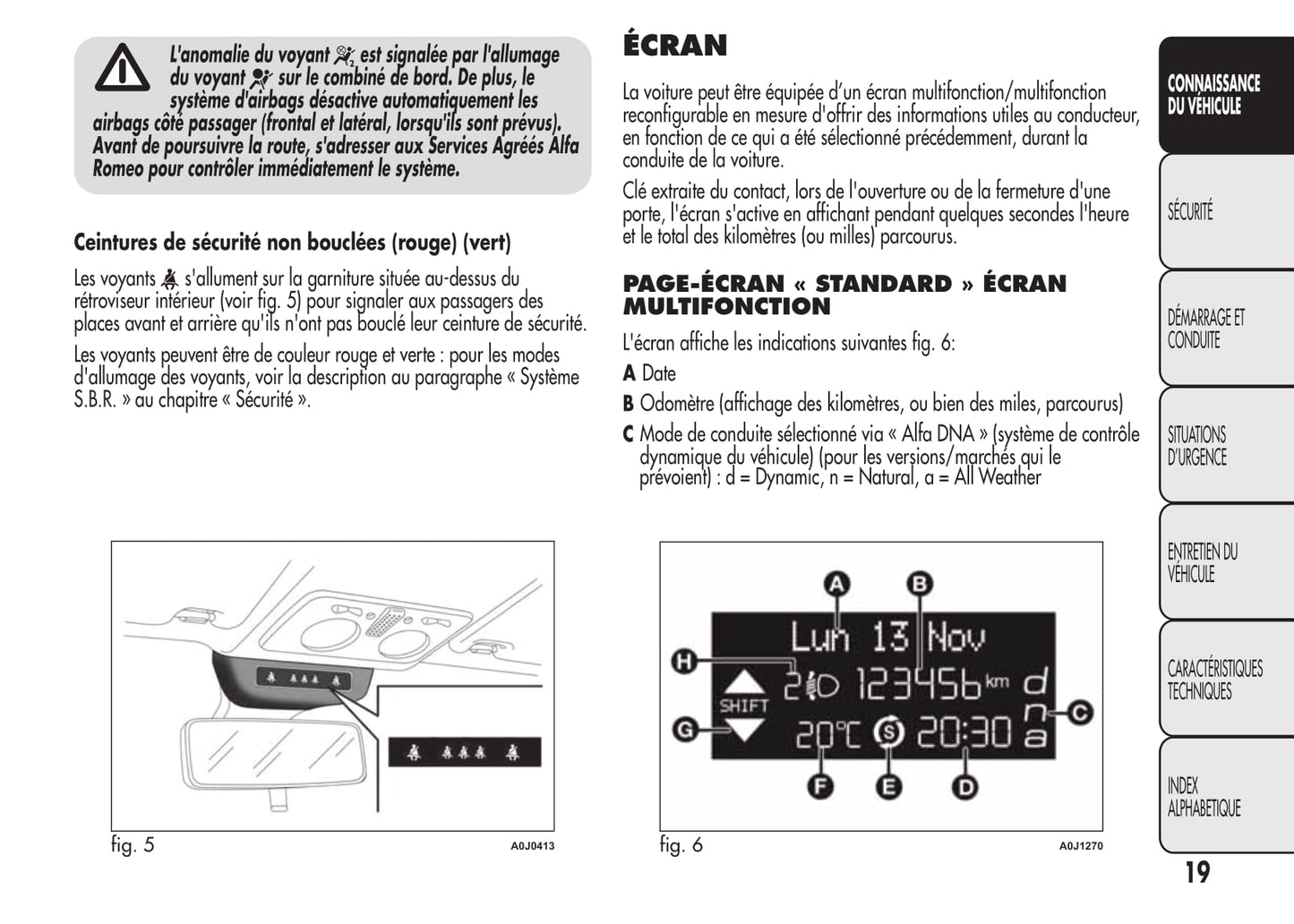 2008-2014 Alfa Romeo MiTo Owner's Manual | French