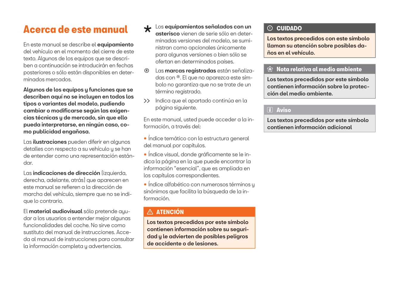 2017-2020 Seat Arona Manuel du propriétaire | Espagnol